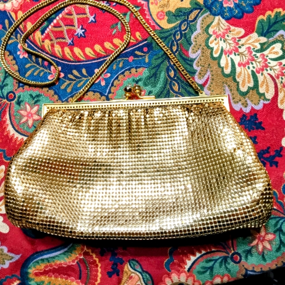 Beautiful Whiting and Davis Vintage Mesh Bag